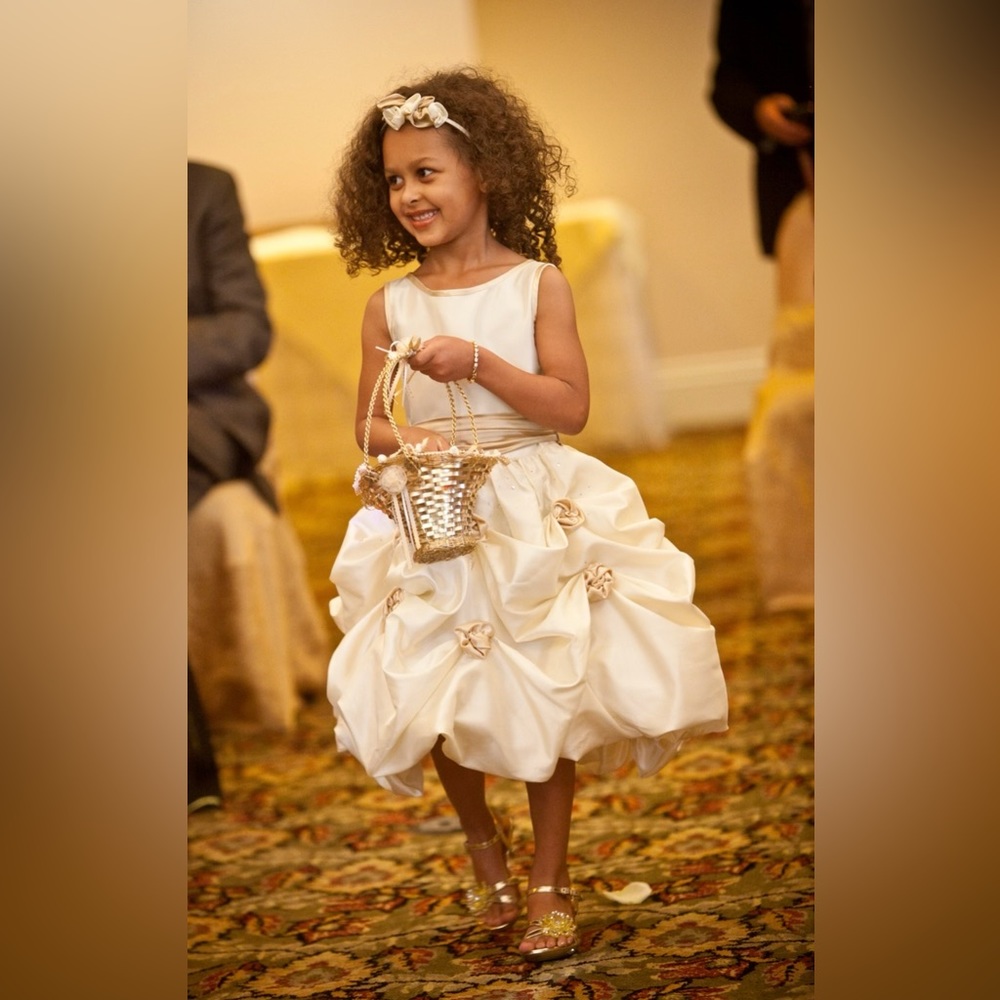 Little girl party dress….flower girl dress w/headband…wedding party
